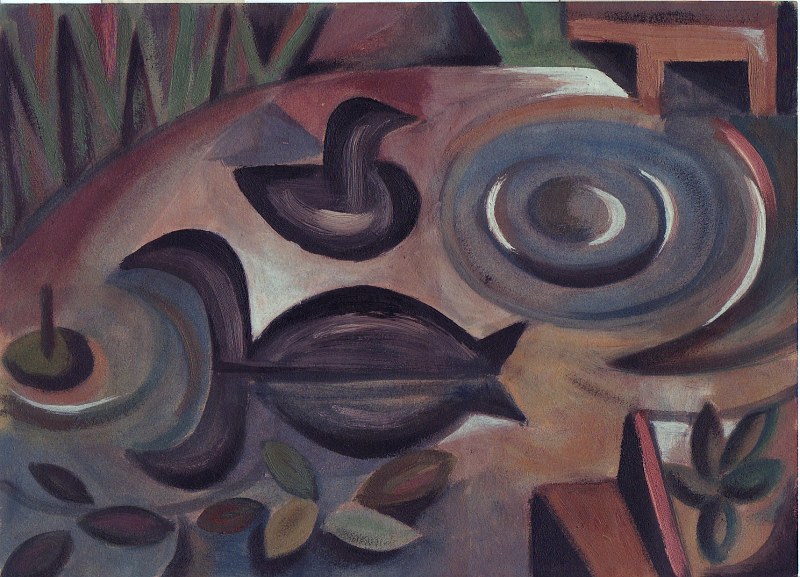 Křemže – Husy na rybníce